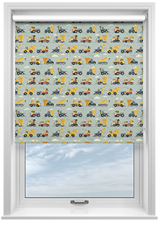 Construction Crew, Cement Grey - Roller Blind